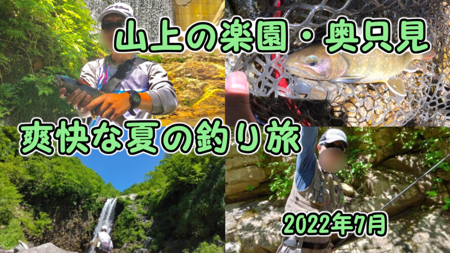 【渓流釣り】2022年7月　山上の楽園・奥只見　爽快な夏の釣り旅